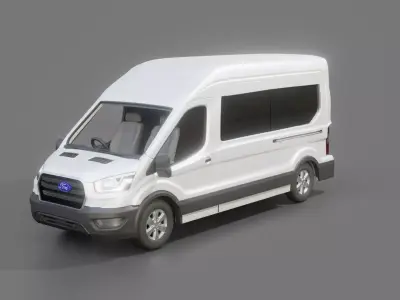 Ford Transit Passenger Van 3D model