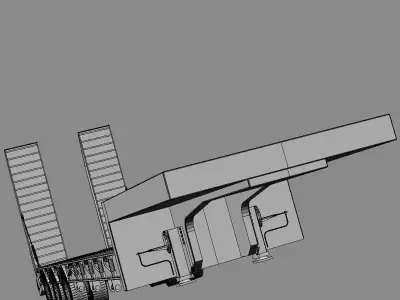 Gooseneck Trailer 3D model
