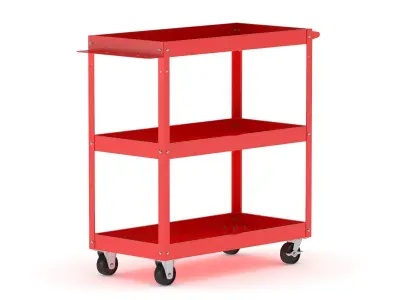 Garage Tool And Parts Trolley 3D model