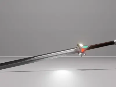Ninja sword Free 3D model