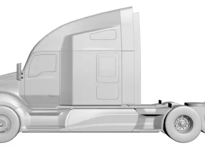 Mega heavy truck 3D model