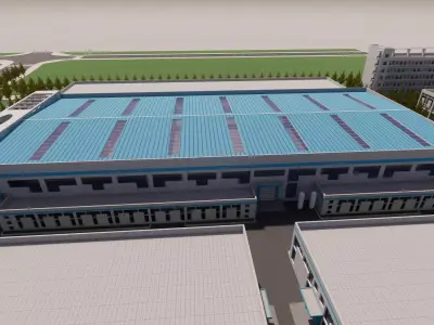 Industrial Scene -A23 3D model