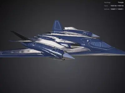 Stealth Fighter 3D model purchase