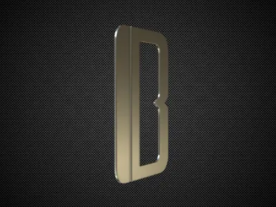 bitter logo 3D model