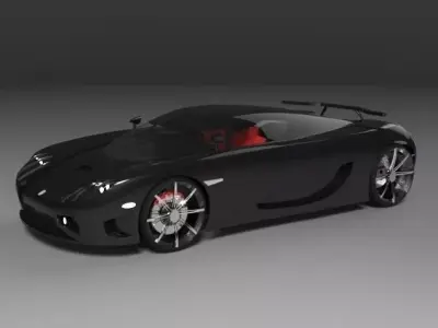 Sports Car Free 3D model from CGTrader