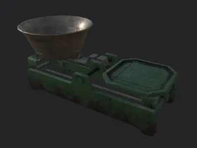 Tarazoo scale Free low-poly 3D model