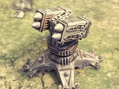 Defence turret 3D model