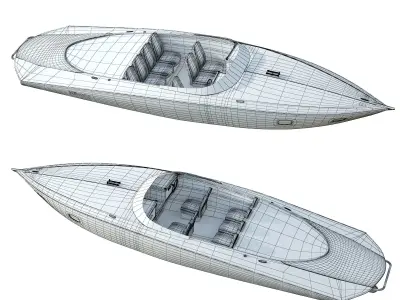 SPEED BOAT 3D model from CGTrader