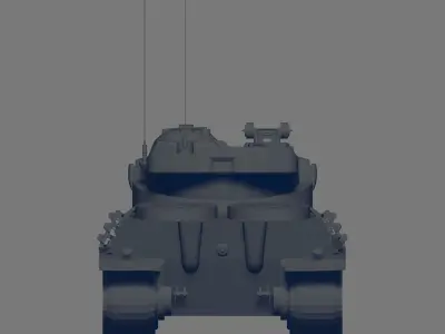Somua SM 3D model