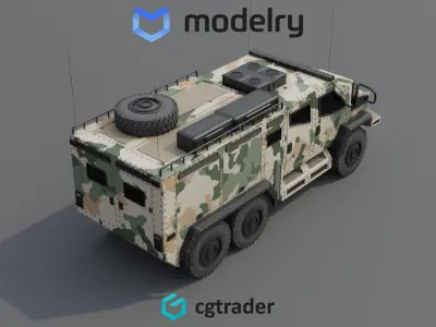 Search Rescue Vehicle 3D model
