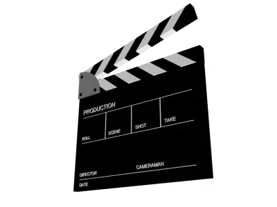 clapper movie clapperboard Free 3D model