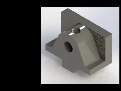 Morsa Simples - bench vise 3D model
