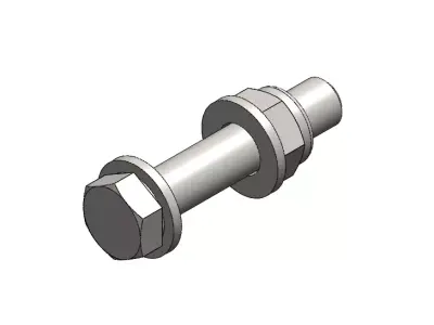 Biblioteca Cad Fixadores Normatizados Din 3D model
