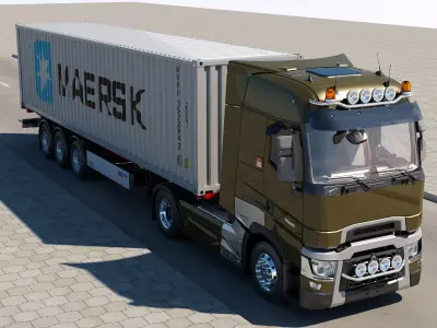 Renault T Container 3D model