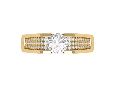 Wedding Ring 3D print model 87
