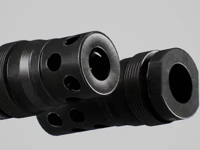 Hansohn Brothers Radial Brake Free low-poly 3D model
