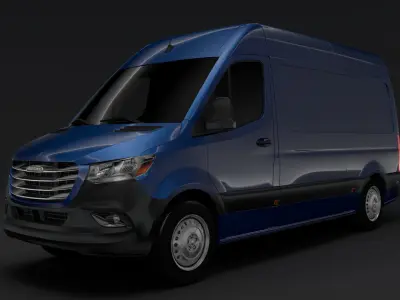 Freightliner Sprinter Panel Van L2H2 RWD 2020 3D model