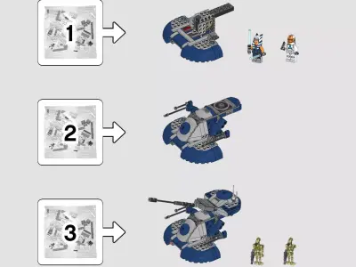 TwindBricks3D - 75283 Sci-Fi Armored Tank 3D print model