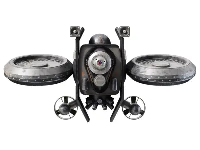 Research drone 3D model