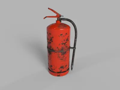 FIRE EXTINGUISHER 3D Low-poly 3D model