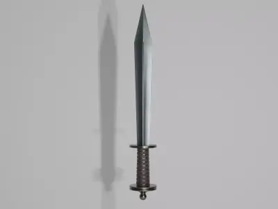 Gladius Sword Low-poly 3D model