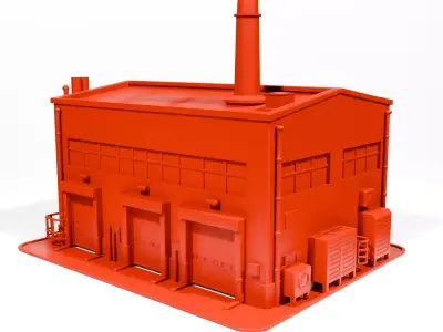 Factory 3D print model purchase