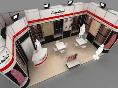 Exhibition Stand - ST0033 3D model