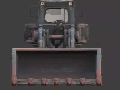 Industrial Gothic Armored Loader 3D Model Low-poly 3D model