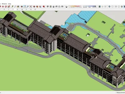 Sketchup Hotel K8 3D model