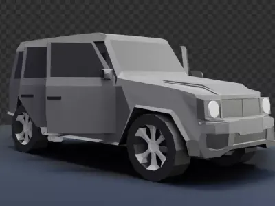 Mercedes Benz G Class - LowPoly Low-poly 3D model