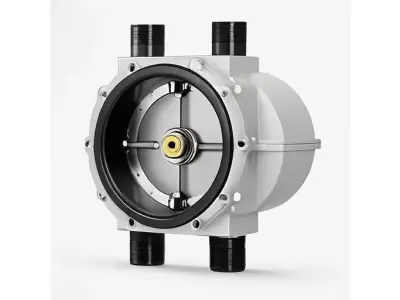 Industrial Factory Valve Actuator Housing for 3D print 3D model