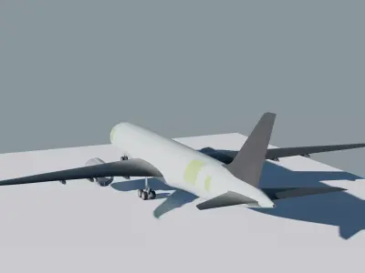 787-8 F Low-poly 3D model