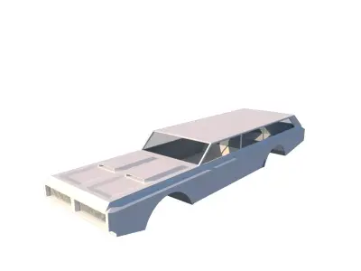Wagon Body 3D model