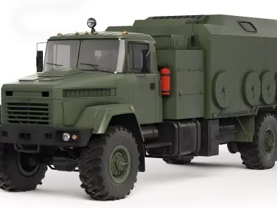 KrAZ 5233 1V26P-2 2018 3D model