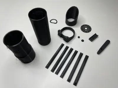 Darth Vader lightsaber three fourth scale STL 3D print model