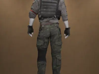 Interdiction Uniform for Genesis 9 3D model