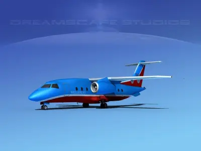 Dornier 328Jet Wellesley Express 3D model