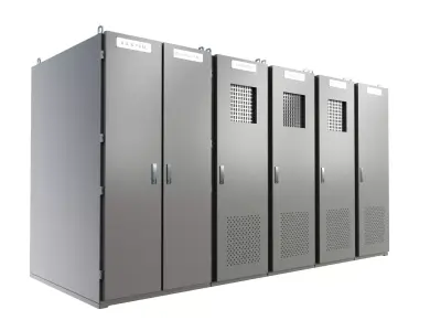 Switchboard 07 Low-poly 3D model