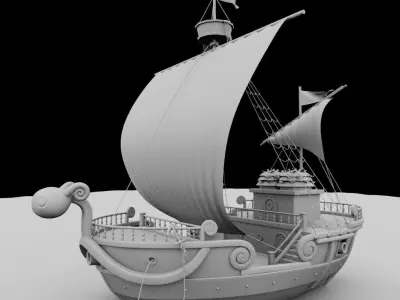 going merry 3D model purchase