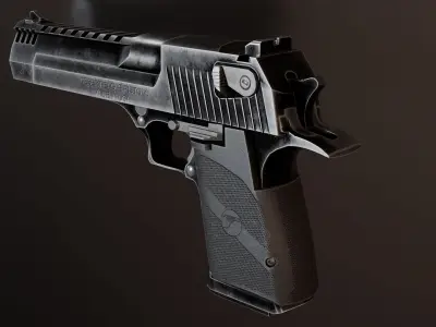 Desert Eagle  Low-poly 3D model purchase
