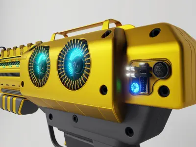 Scifi Gun 3D model