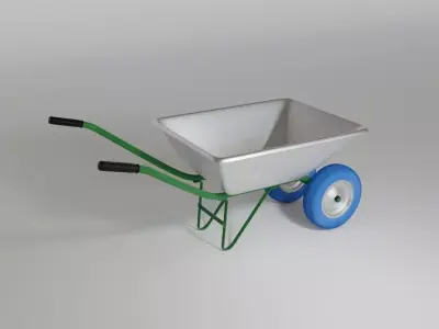 Wheelbarrow 3D model get