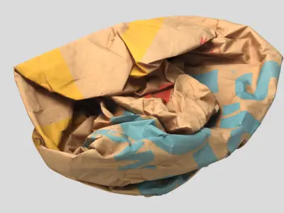 McDonalds Trash Collection 3D model