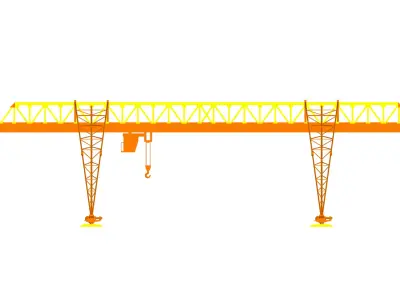 crane elevator 3D model
