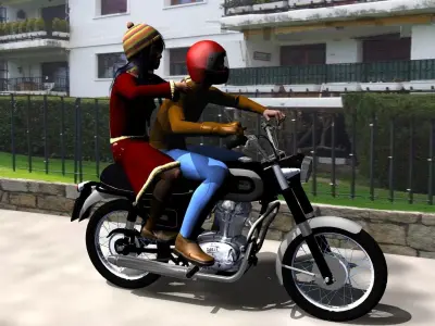 DUCATI 250 De Luxe 3D model