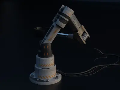 Mechanical Arm Free low-poly 3D model purchase