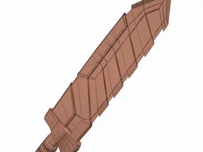 Fantasy Greatsword Destiny 3D model