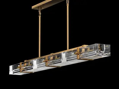 SAVILE LINEAR CHANDELIER 72 3D model