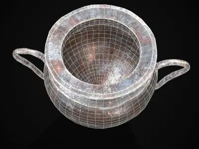 Antique Jug Low-poly 3D model