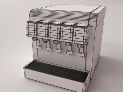 Post Mix Machine 3D model